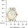 Citizen Elegance Edelstahl 25 mm EW1264-50A