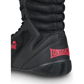 Lonsdale Heskin Herren Black/Red 40