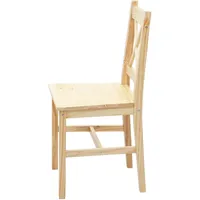 Mendler 2er-Set Esszimmerstuhl HWC-F77, Lehnstuhl Küchenstuhl Stuhl, Massiv-Holz Landhaus