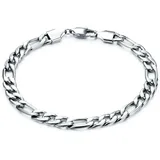 True Rebels Armband Edelstahl silberfarben X769 Größe 23