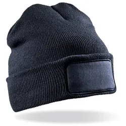Result Double High Knit Thinsulate Printers Beanie - navy - onesize
