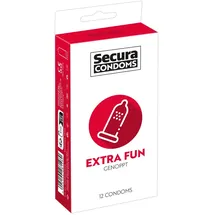 SECURA Kondome Extra Fun“ mit Stimulationsnoppen, transparent