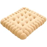 Yahbrra Kissen, Bodenkissen, Meditationskissen, Sitzkissen für Spielzimmer, Sitz, Balkon, Quadrat Sitzkissen Sitzerhöhung Sitzkissen Weich(Square-beige,1 Pack (40 * 40 * 8cm))