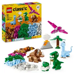 LEGO Classic Kreative Dinosaurier, Bauset mit Tierfiguren 11041