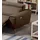 Egoitaliano Eckcouch Polyester mit Recamiere 3-Sitzer Grau