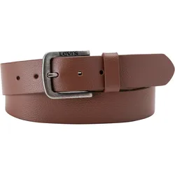 Ledergürtel »SEINE METAL GÜRTEL«, ADLER POINT METAL BELT, Gr. 95, brown, , 65410116-95