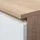 akord furniture factory Eck-Schreibtisch AKORD B20 rechts Sonoma-Eiche Front Weiß B155 x H77 x T85 cm - Bronze/Weiß