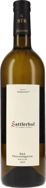 Ried Pfarrweingarten Morillon DAC Sattlerhof 2019 BIO