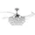 Beacon Lighting Veil 122 cm Deckenventilator mit Licht chrom