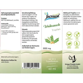 increase naturally Liposomale Weihrauch Tropfen 3000 mg 180 ml