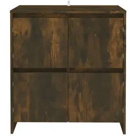 vidaXL Sideboard Räuchereiche 70x41x75 cm Holzwerkstoff