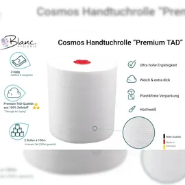 Blanc HYGIENIC KOMPLETT-SET Waschraum SENSOR: Handtuchrollenspender SENSOR + 2 TAD Handtuchrollen + Schaumseifenspender SENSOR + 2 Kartuschen