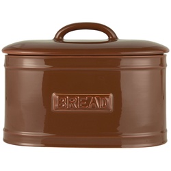 Ib Laursen Brotkasten Brotkasten Brotbox Brottopf Keramik Weiß Braun Vintage Retro Ib braun