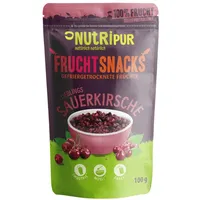 NutriPur gefriergetrocknete Früchte, Sauerkirschen 100 g Früchte