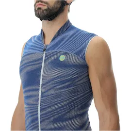 Uyn Biking Wave ärmelloses Fahrrad-Trikot Herren Vibrant Blue S