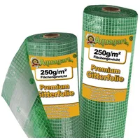 Aquagart 24m Gitterfolie, Gartenfolie, Gewächshausfolie, Frühbeetfolie 2m breit
