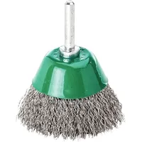 Lessmann Topfbürste D.50mm Schaft 6mm Drahtstärke 0,3mm VA 10500min-1