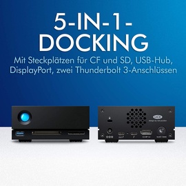 LaCie 1big Dock 4 TB Thunderbolt 3 schwarz