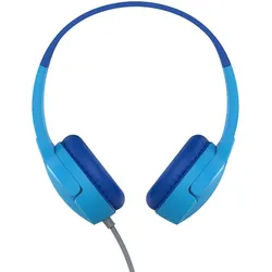 Belkin SoundForm Mini Kopfhörer Kabelgebunden Kopfband Anrufe/Musik/Sport/Alltag Blau