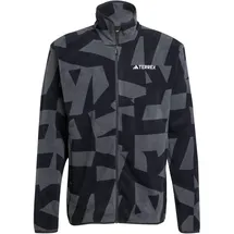 adidas Terrex Multi Printed Fleecejacke Schwarz/Carbon M
