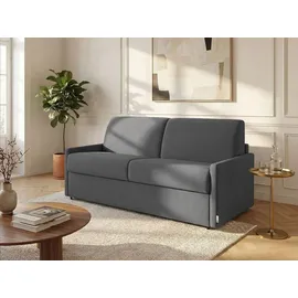 vente-unique - Schlafsofa 3 CALIFE - Polyester - Grau