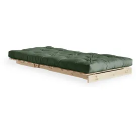 Karup Schlafcouch Baumwolle/Polyester 2-Sitzer Grün