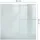 Tulup Tischplatte 60 x 60 cm Glas transparent