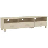 vidaXL TV-Schrank HAMAR Honigbraun 158x40x40 cm Massivholz Kiefür