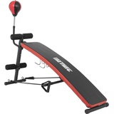 Gorilla Sports Sit Up Bank mit Punchingball in der Farbe Schwarz/Rot schwarz No Size
