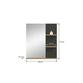 xonox.home Spiegel Canu 63x73x16 cm B: 63 H: 73