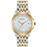 Bulova Analog Damen Uhr 98S161 - Bunt/Weiß