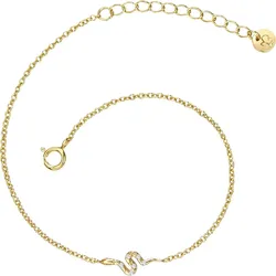 Glanzstücke München Armband 925er Silber gelbgold Damen 