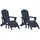 vidaXL Adirondack-Stühle 74 x 82 x 90 cm marineblau 2 St.