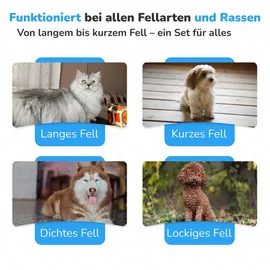 linuma Entfernt lose Haare, milde Pflege, ergonomisch, für alle Felltypen