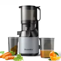 Biolomix Kaltpress-Entsafter schwarz