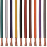 Quadrios 22CW004 Litzensortiment 1 x 0.5mm2 Weiß, Blau, Braun, Orange, Grün, Gelb, Grau, Violett, Schwarz, Rot 1 Set