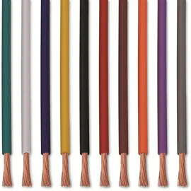 Quadrios 22CW004 Litzensortiment 1 x 0.5mm2 Weiß, Blau, Braun, Orange, Grün, Gelb, Grau, Violett, Schwarz, Rot 1 Set