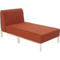 Oviala Chaiselongue Gartenmöbel orange