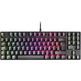 Mars Gaming MKREVO PRO LED RGB Gaming Tastatur, TKL+ NUM, Blauer Switch, Spanisch