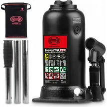 Heyner HEYNER® Doppelhub-Unterstellheber hydraulischer Wagenheber 5t Stempel-Wagenheber für SUV/PKW Hubhöhe 22,2-50cm