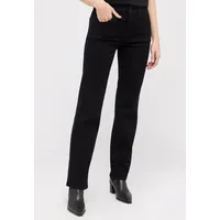 Angels Jeans Lara mit weitem Bein in Schwarz-D36 / L28