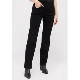 Angels Jeans Lara mit weitem Bein in Schwarz-D36 / L28