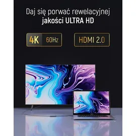 wozinsky WACH-01, USB Typ-C, HDMI 4K 60Hz Adapter – Schwarz
