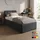 home collective Polsterbett 100 x 200 cm H2 Anthrazit