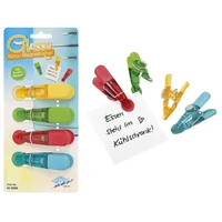 Wedo GLOSSY Magnete farbsortiert, Kunststoff 8,4 x 4,0 x 2,1 cm, 4 St.