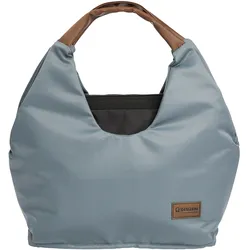 Wickeltasche GESSLEIN "N5, eisblau", Baby, Gr. B/H/T: 44cm x 33cm x 22cm, blau (eisblau), Taschen, mit Wickelauflage und Flaschenhalter, Made in Germany