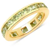 Rafaela Donata Ring Sterling Silber Peridot in gelbgold | Gr.: 54