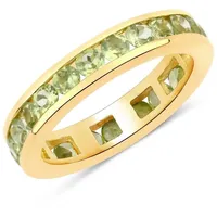 Rafaela Donata Ring Sterling Silber Peridot in gelbgold | Gr.: 54