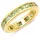 Rafaela Donata Ring Sterling Silber Peridot in gelbgold | Gr.: 54