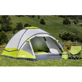 Brunner Globo 3 Kuppelzelt Grau/Mehrfarbig